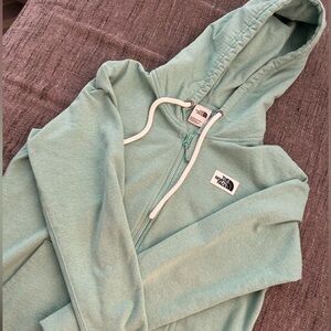 North Face zip up hoodie